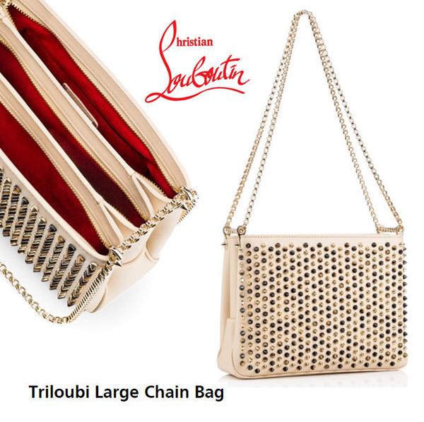 ルブタン スーパーコピーTriloubi Large Chain Bag 1165088M428